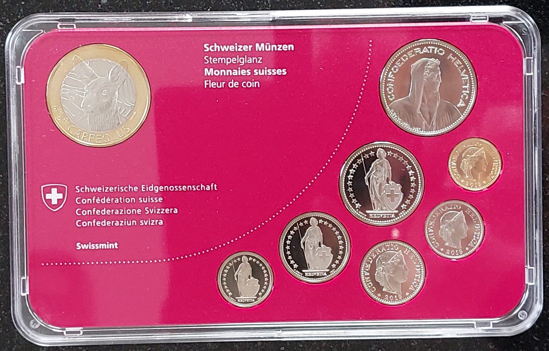 Tutti le monete: Münzsatz Schweiz 2019 stgl. – Nuovo (secondo la descrizione) da Arch venduto da coinsandmore 3