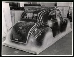 Fotografie Morris Minor wird zum Transpo