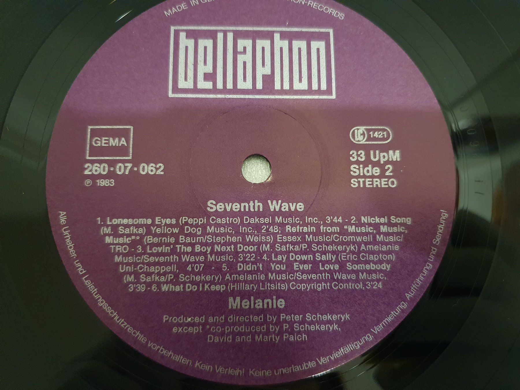 Schallplatten: Melanie – Seventh Wave – Gebraucht aus Uster von Vinyl-Leidenschaft 5