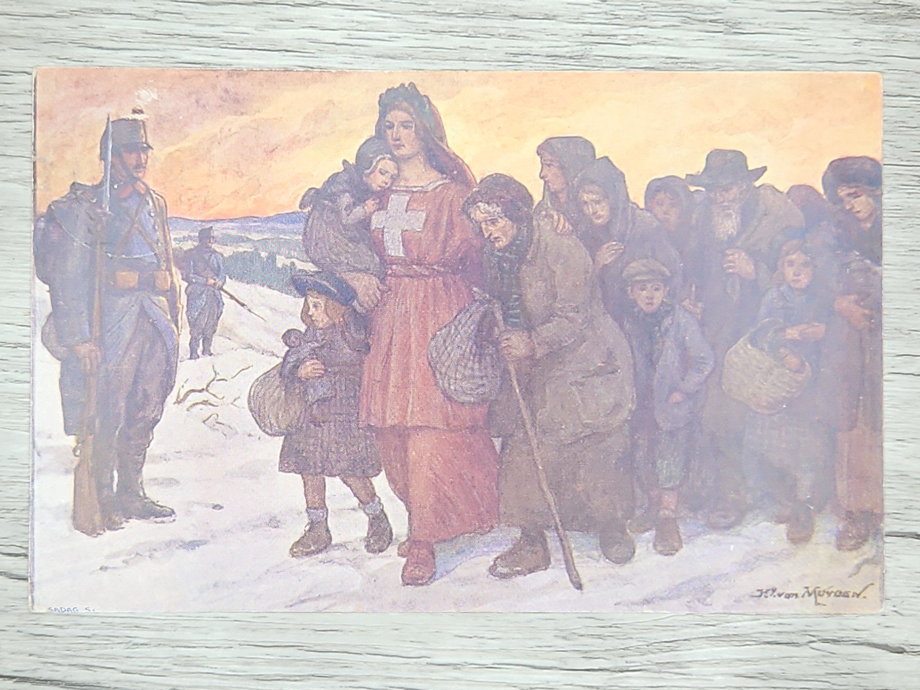 Tutti i francobolli: CL16 Carte Postale + Timbre Suisse 1915 – Usato da Cousset venduto da Patrick_Collections 1