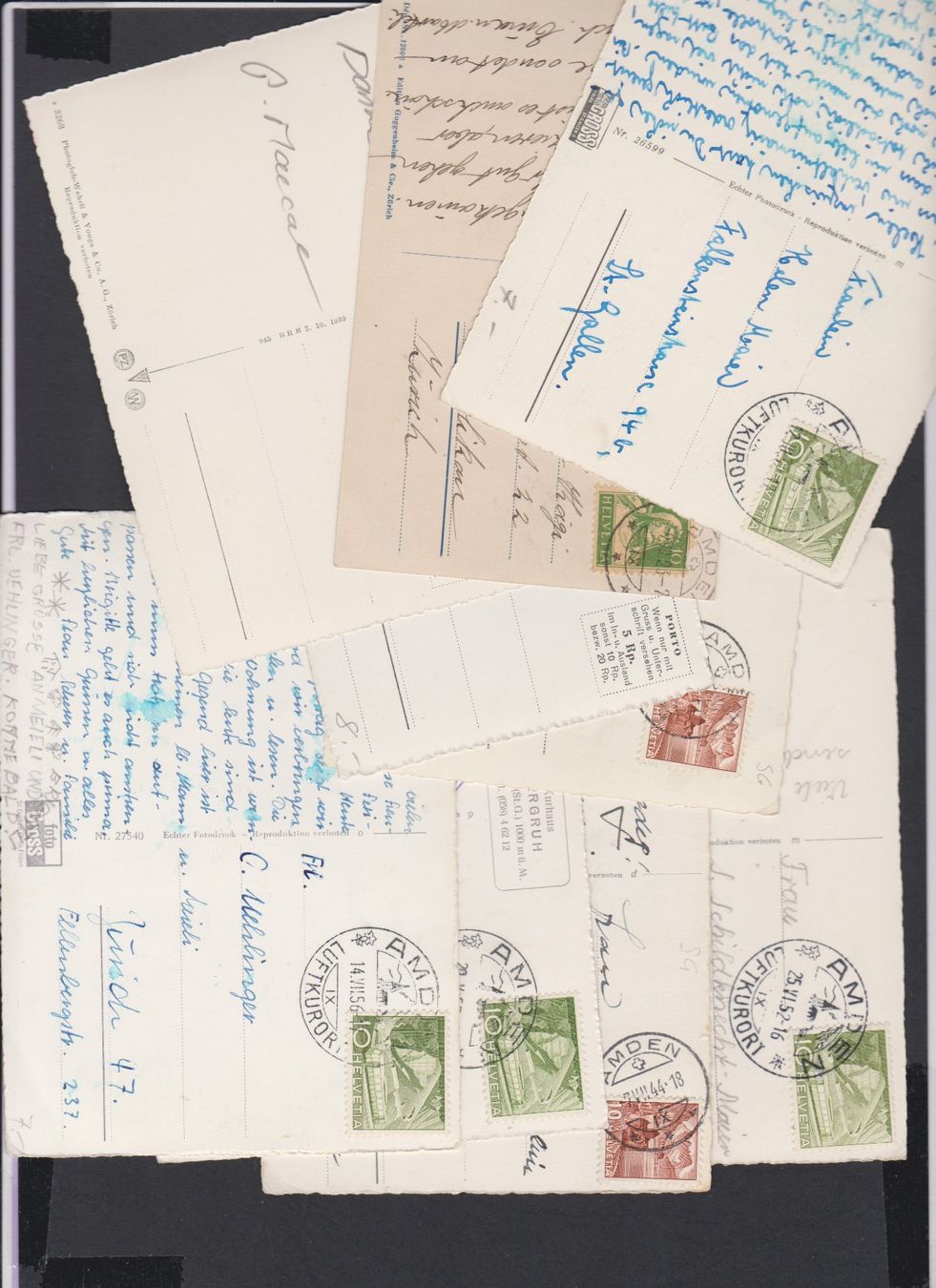 Cartoline postali: Amden   -   9 alte Ansichtskarten – Usato da Vitznau venduto da Ropaku 4