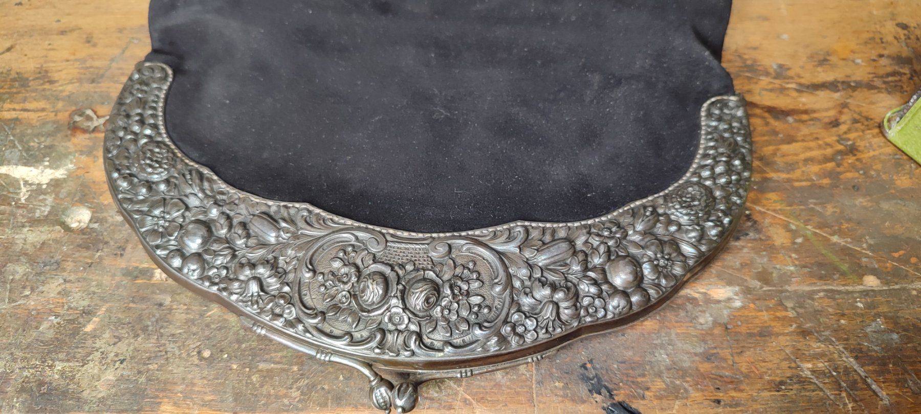 Sacs: Wunderschöne alte  Tasche mit einem 800 Silber Rand – D'occasion à Gelterkinden par MYSTOREFORYOU4460 2