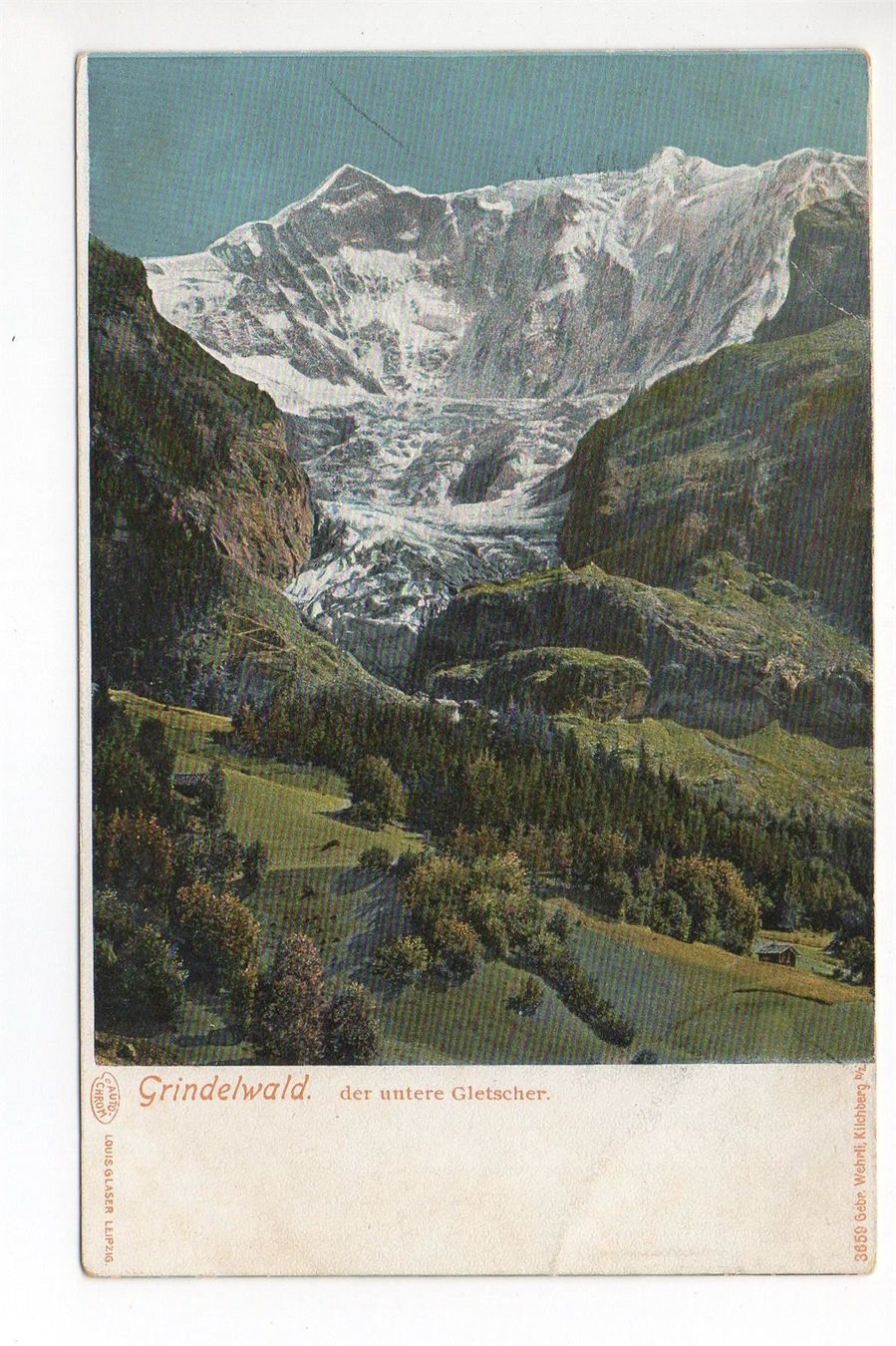 Ansichtskarten: GRINDELWALD Der untere Gletscher 1900 – Neu (gemäss Beschreibung) aus Jona von philajona