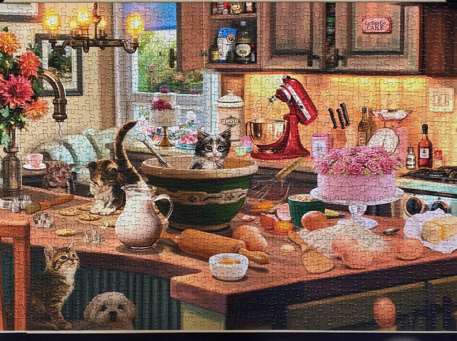 Puzzle: Schmidt Puzzle 1000 Teile am Küchentisch – Usato da Hombrechtikon venduto da sabibu 1