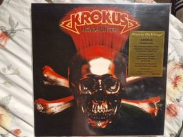 Krokus–Headhunter-silver&black marbled vinyl, Nr: 891/1500!