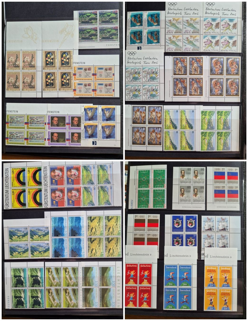Tutti i francobolli: LIECHTENSTEIN Frankaturware  1100 CHF +, incl.Vierer&Bogen – Nuovo (secondo la descrizione) da Horgen venduto da frankatur 3