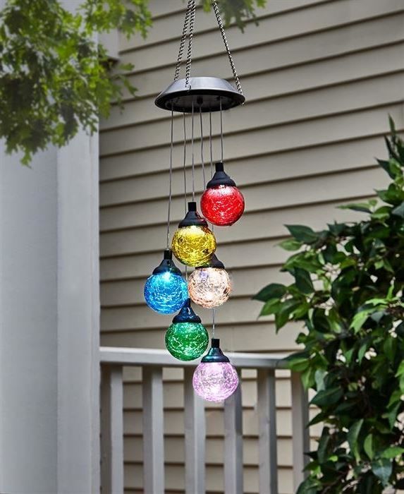 Altro in Decorazioni & Accessori: Windspiel mit Solar Kugel farbwechselnd – Nuovo e nell'imballaggio originale da Wettingen venduto da Swala 4