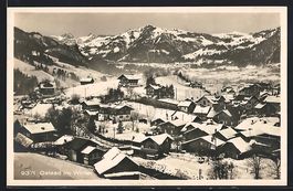 AK Gstaad, Teilansicht im Winter