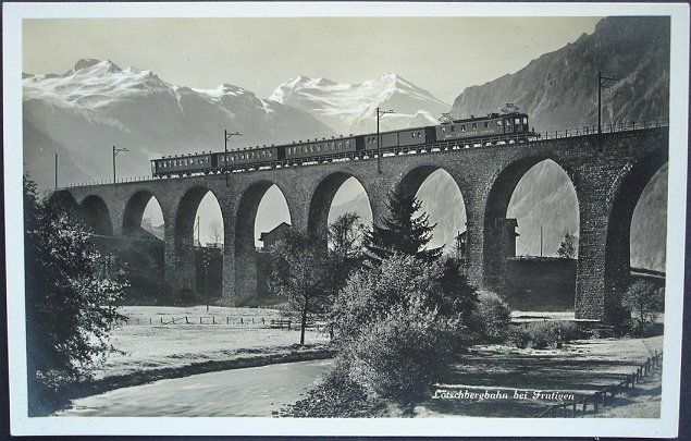 Cartes postales: FRUTIGEN Lötschbergbahn – Neuf (Voir description) à Jona par philajona