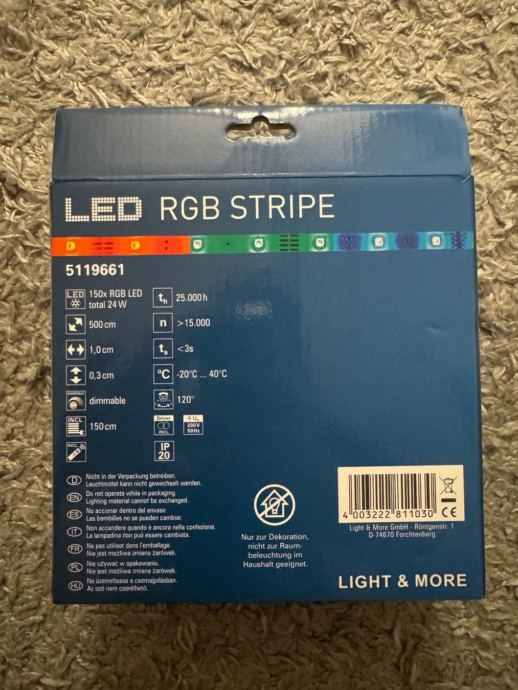 Ghirlande e barre luminose: LED Streifen 5m – Nuovo e nell'imballaggio originale da Römerswil LU venduto da oli_9hd5 2