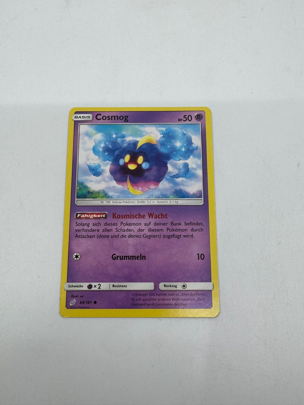 Pokémon Carte collezionabili: Pokemon-Karte Cosmog 69/181 – Usato da Herisau venduto da Seyashop1