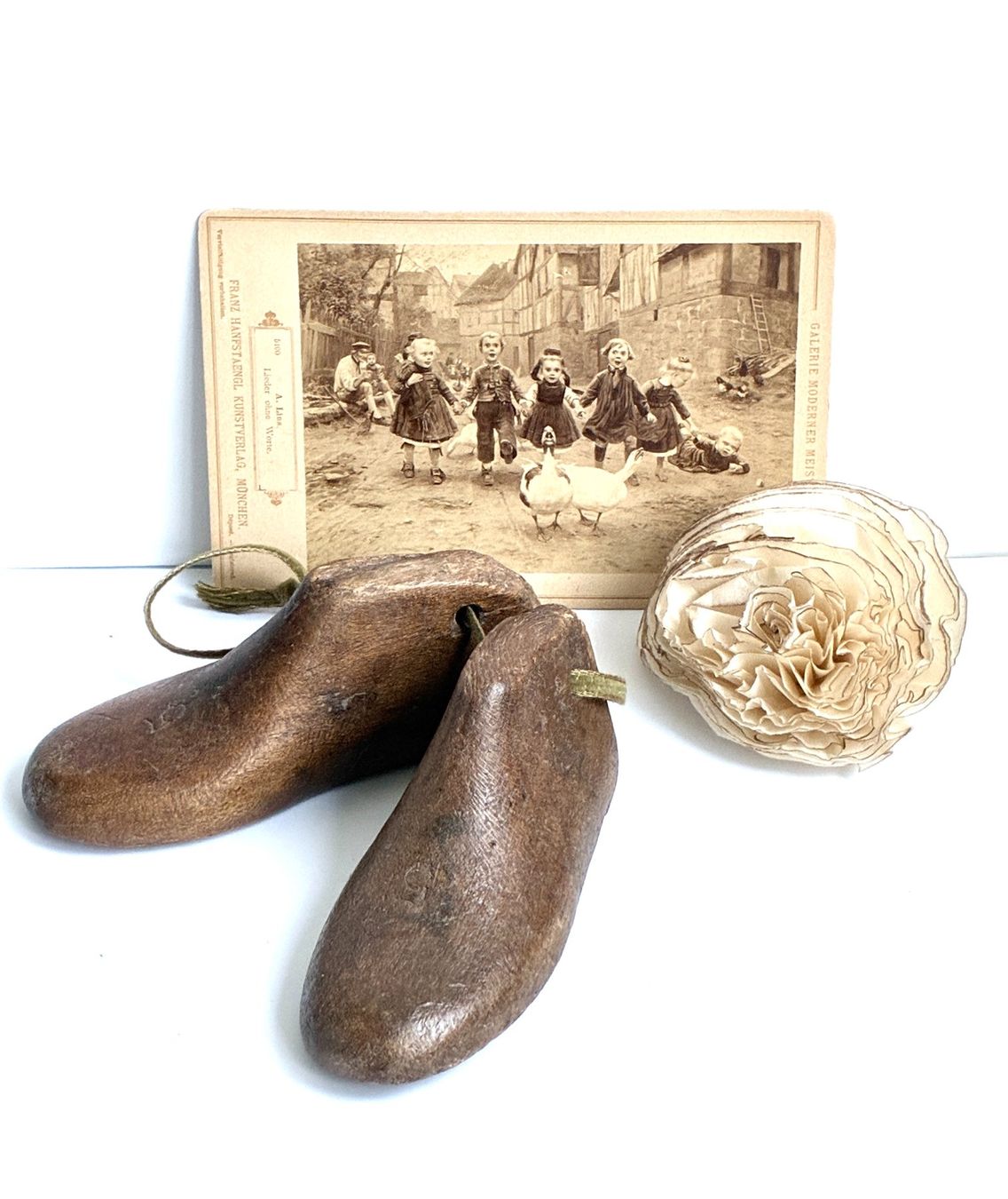 Scarpe per ragazzi: Antike Kinder Holzschuhleisten No.5 – Usato da Kloten venduto da Nephty