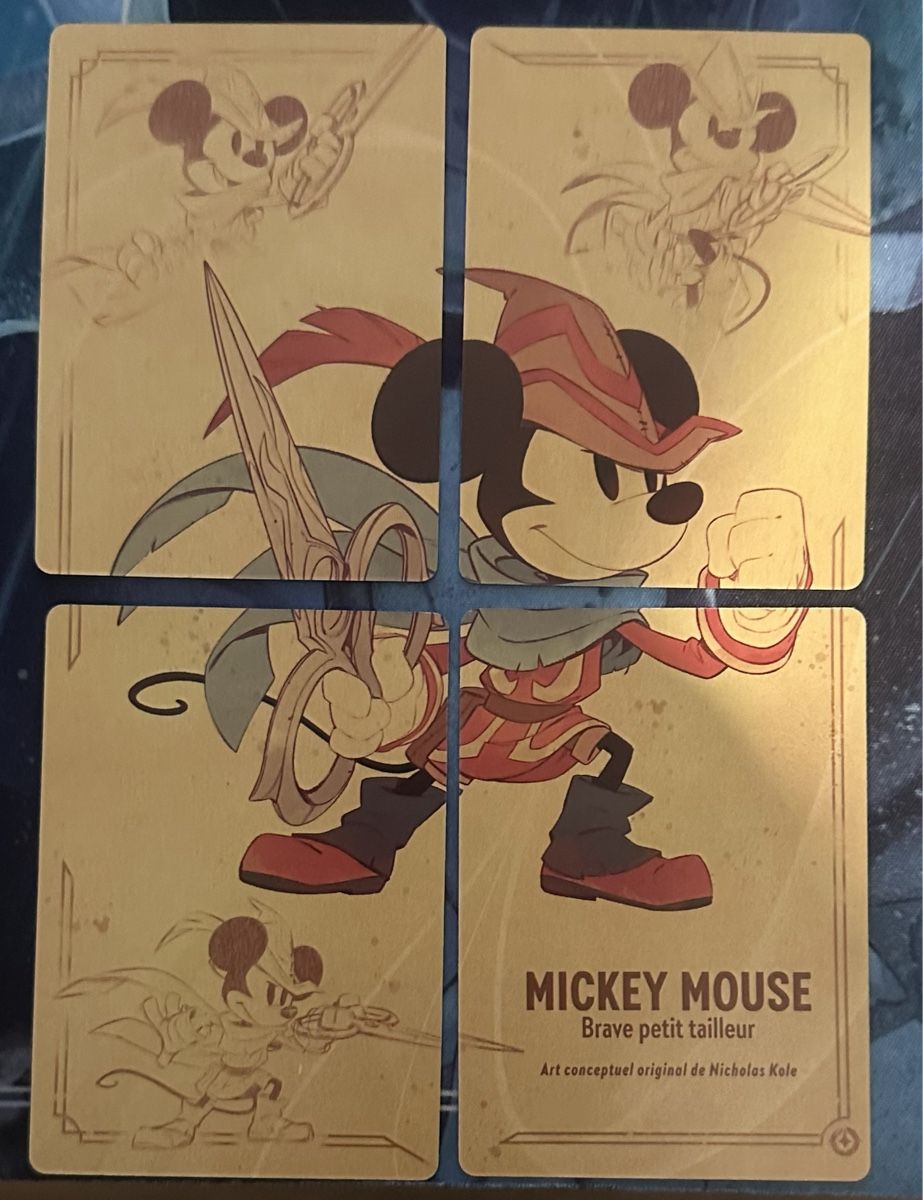 Disney Carte collezionabili: Disney Lorcana FR Mickey Mouse Brave Petit Tailleur – Usato da Grand-Lancy venduto da Mario64