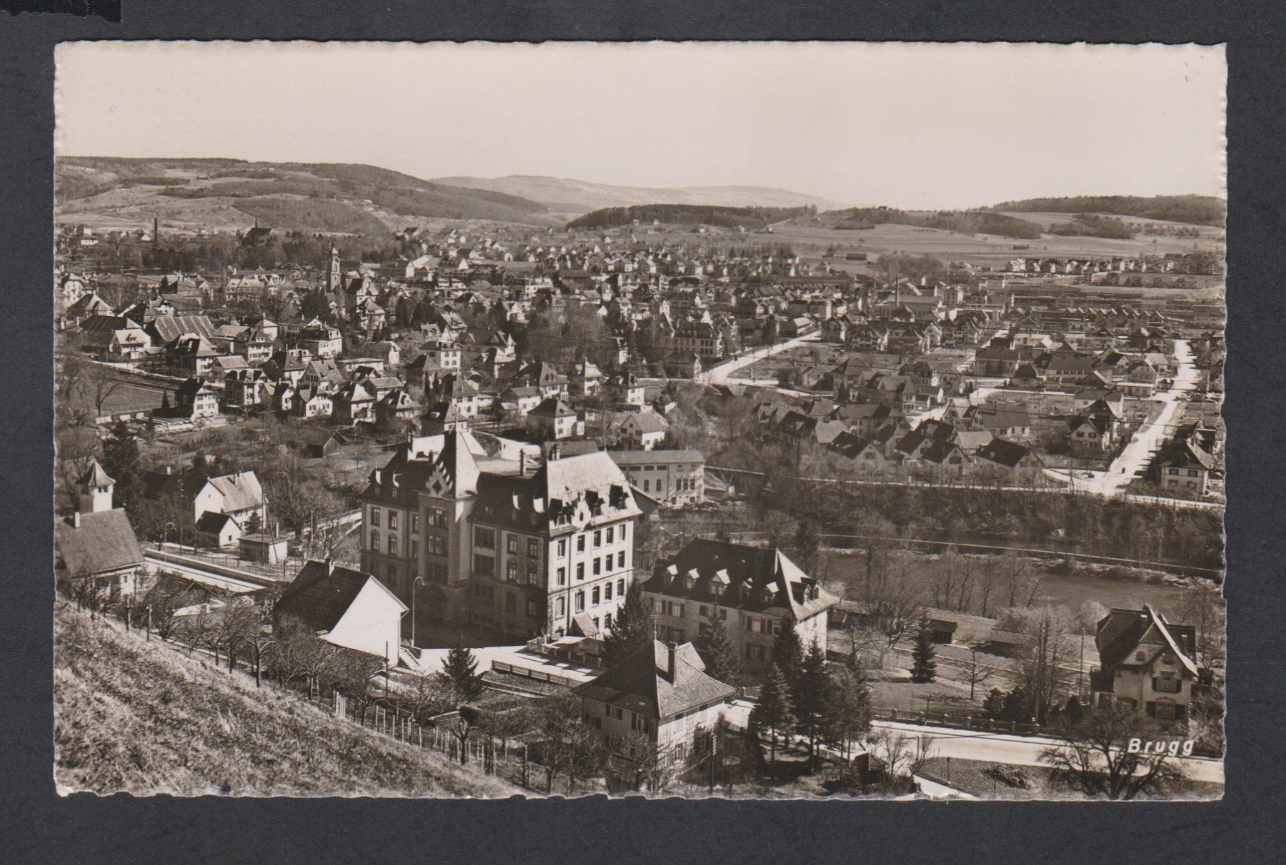 Cartoline postali: Brugg  AG   :   alte Ansichtskarte von 1943 – Usato da Vitznau venduto da Ropaku