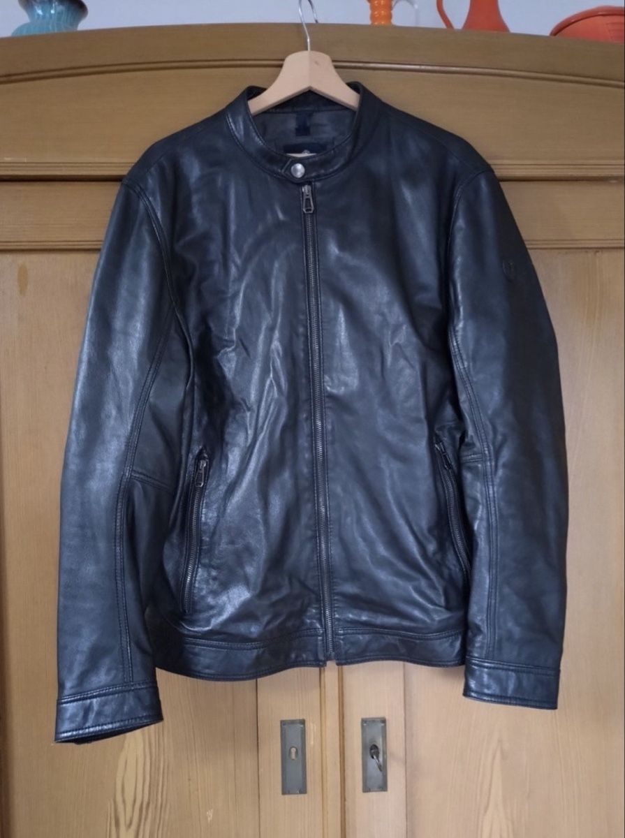 Joop Jacken: Schwarze Joop Lederjacke 52 – Gebraucht aus Basel von mein__flohmi
