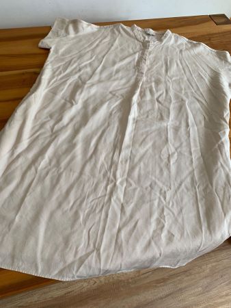MILANO ITALY beiges Hemdkleid Grösse 42 Oversize bis XL