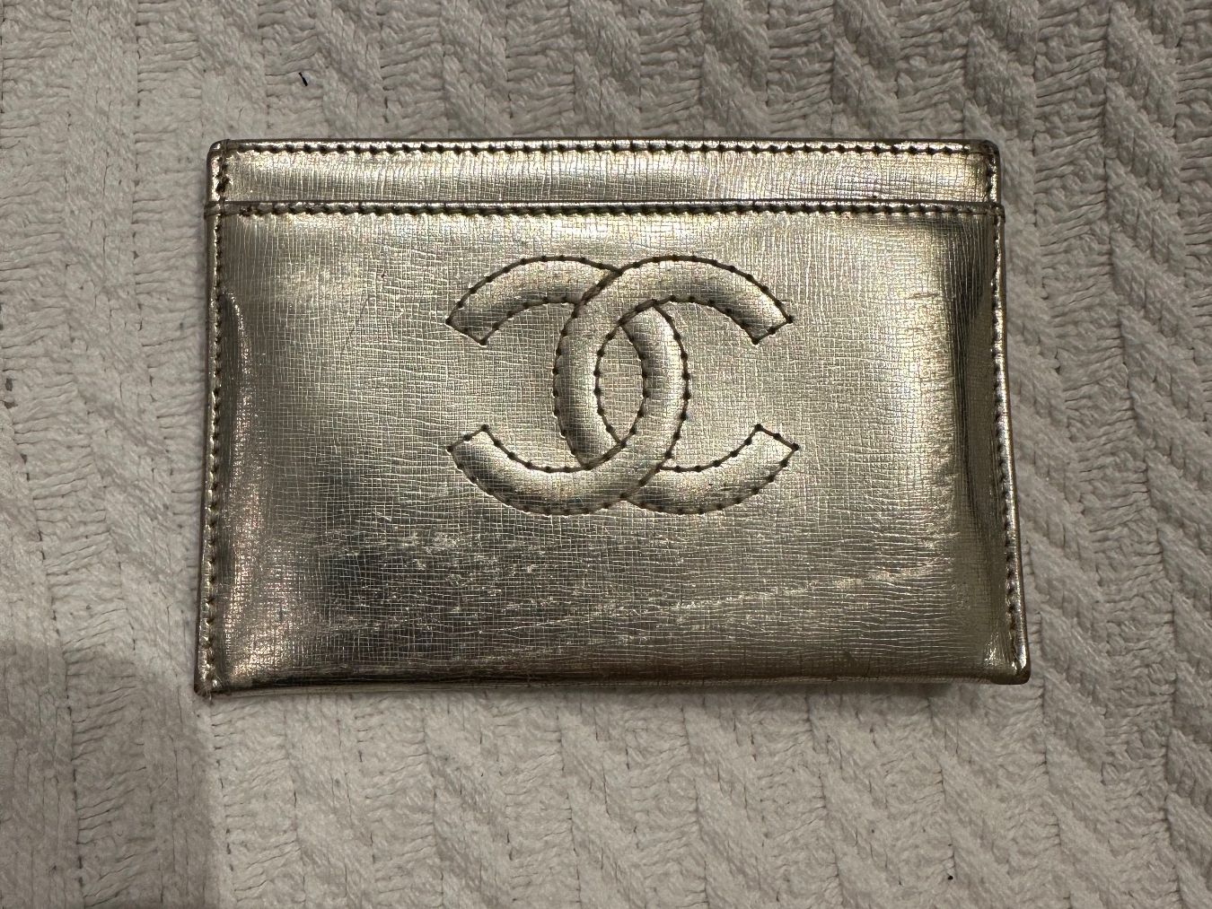 Chanel Portamonete: Chanel Cardholder Gold - Nr. 1203 – Usato da Hittnau venduto da LuxAndMore