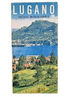 Broschüre Panoramakarte Lugano