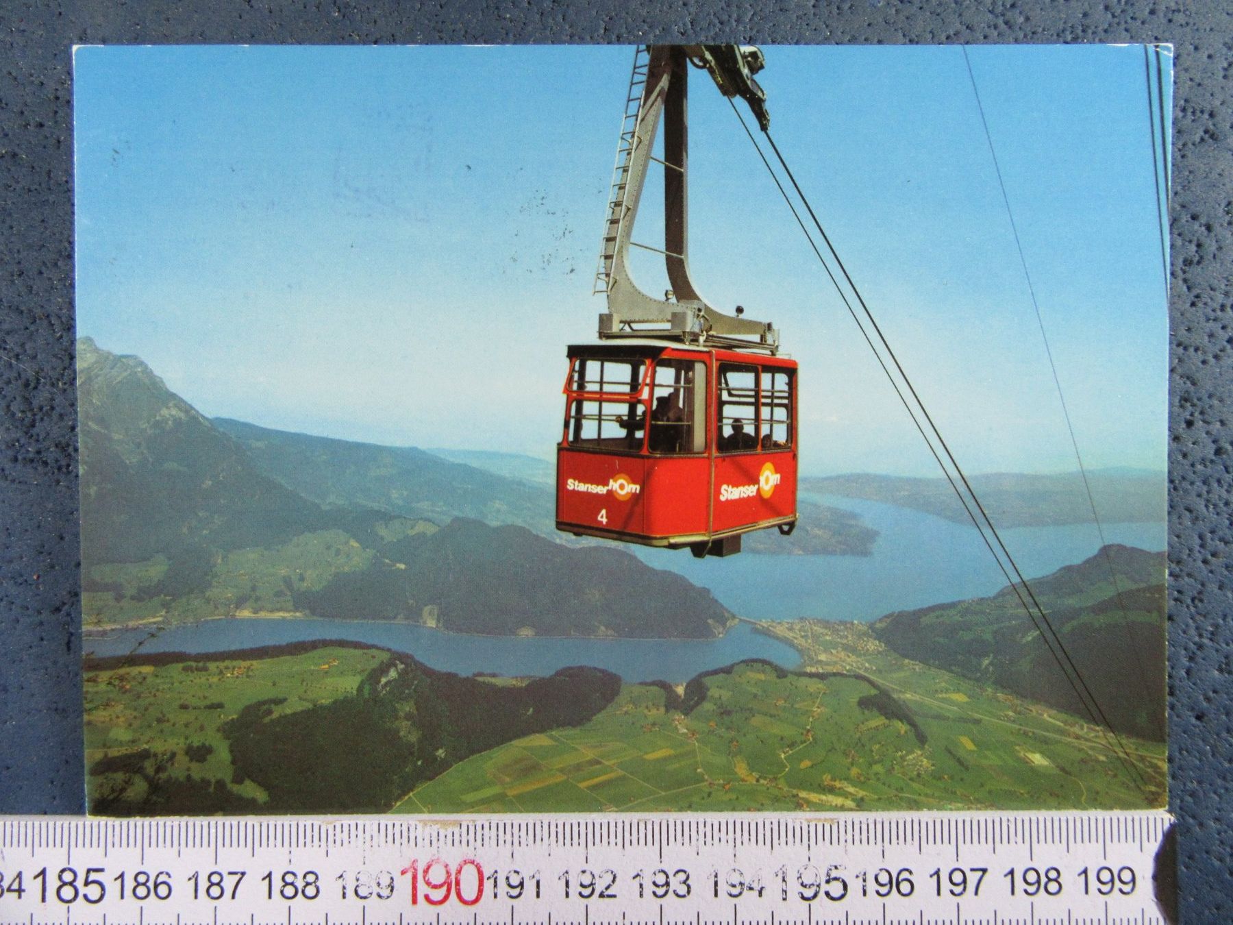 Ansichtskarten: STANSERHORN LUFTSEILBAHN-KABINE AK ONW – Gebraucht aus Ettingen von Hausi4711