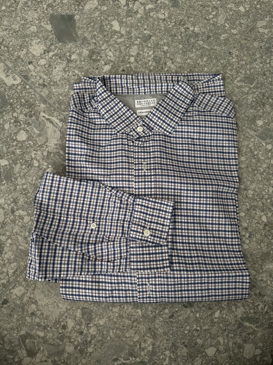 Brunello Cucinelli Hemden: Brunello Cucinelli Hemd kariert Grösse XL – Gebraucht aus Birmensdorf ZH von nin.am
