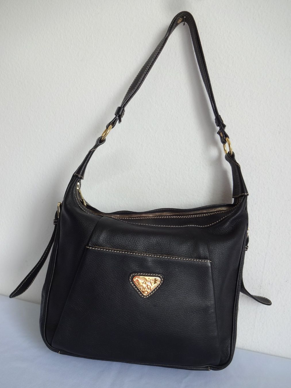 Maison Mollerus Taschen für Damen: Orig."Maison Mollerus" Echtleder Schwarzes Umhängetasche – Gebraucht aus Frauenfeld von rey06