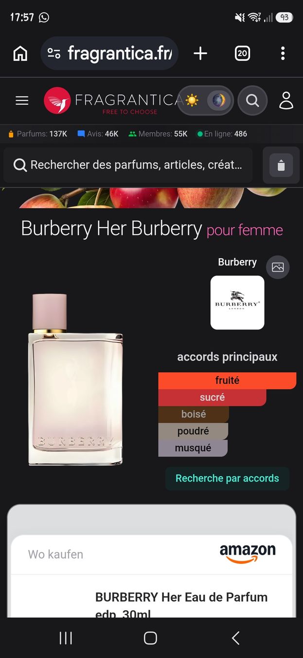 Burberry Parfum & Eau de Toilette: burberry Her parfum – Gebraucht aus Morens FR von Vanilla_gurl 2