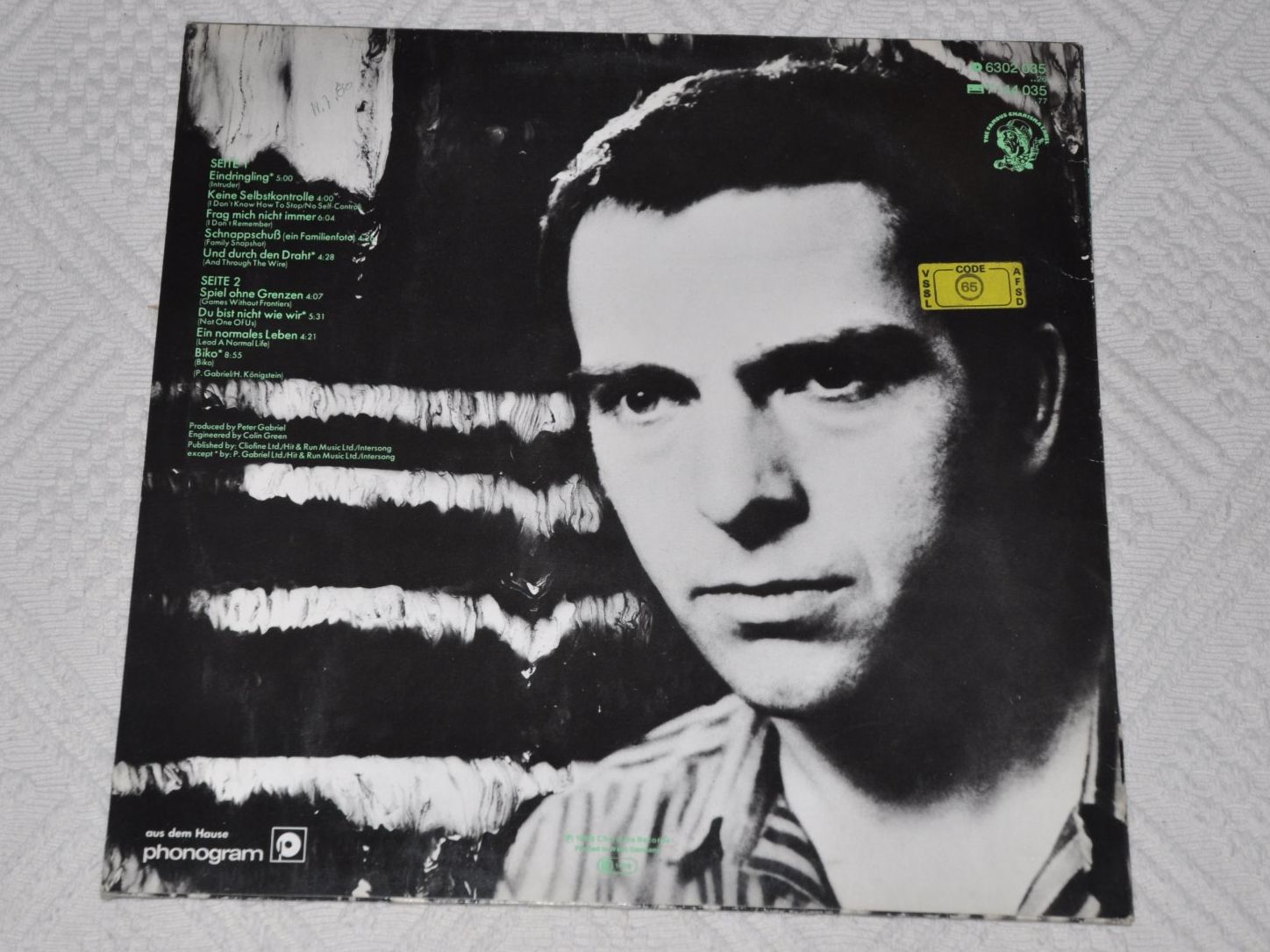 Dischi in vinile: LP Peter Gabriel - Ein deutsches Album – Usato da Boll venduto da Theodora15 1