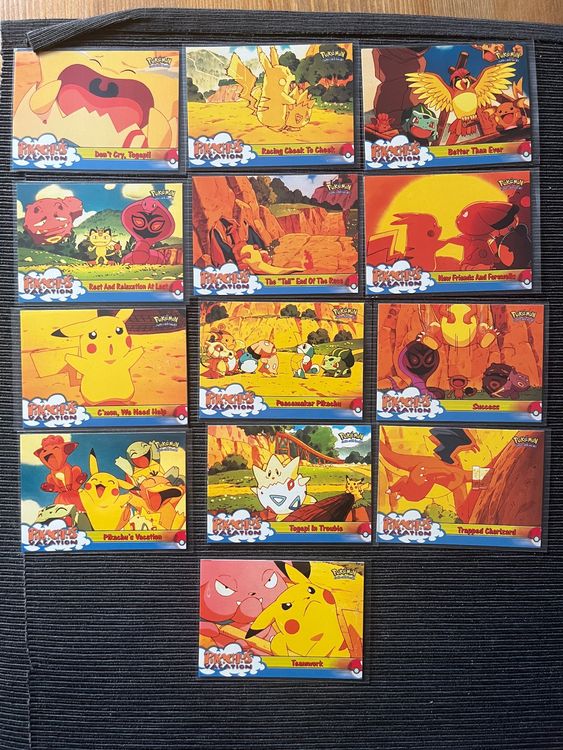 Pokemon Topps Movie Set Pikachu‘s Vacation 1.Edition (Neu (gemäss ...