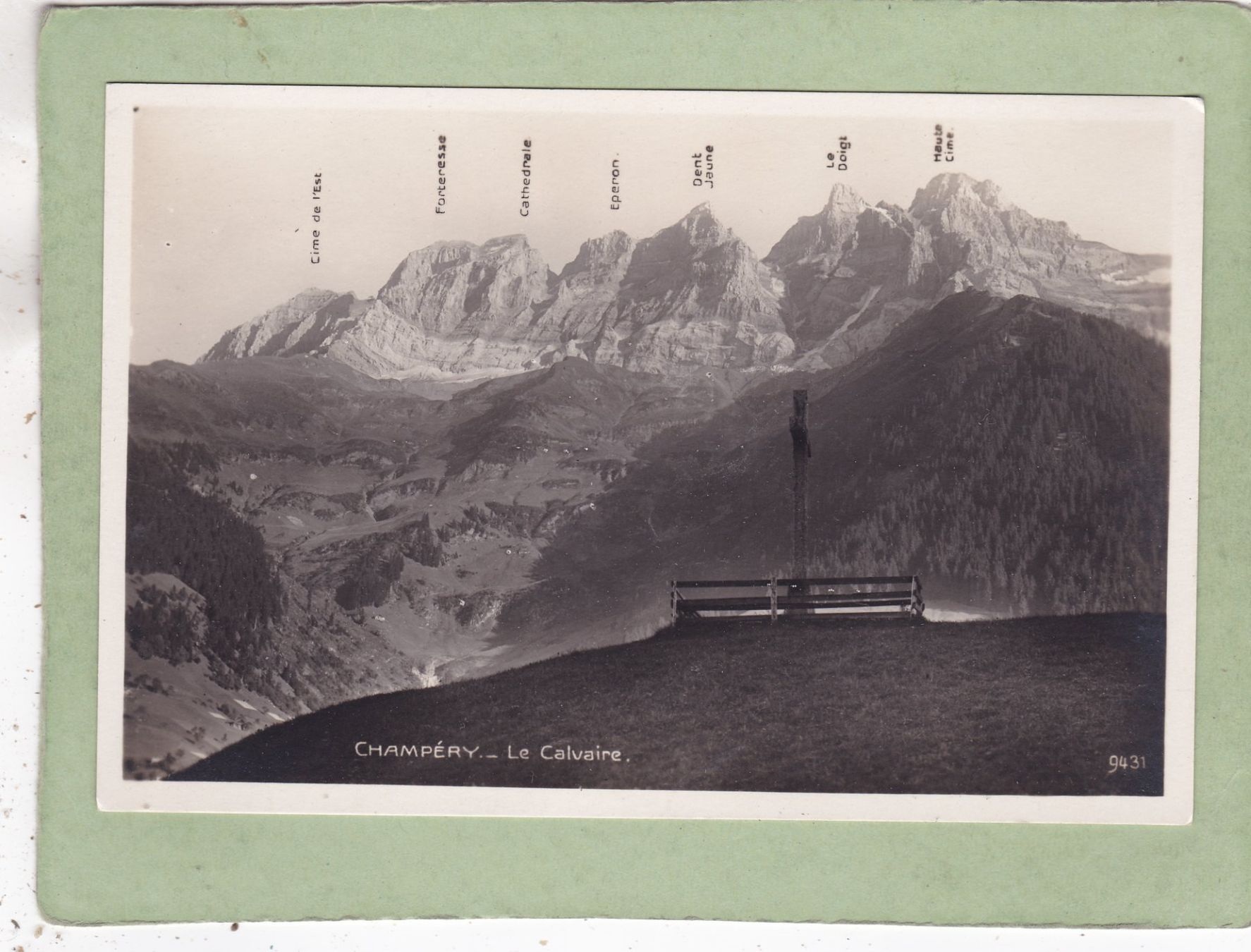 Cartoline postali: Champéry Le Calvaire – Usato da Herisau venduto da Lisegrat2008