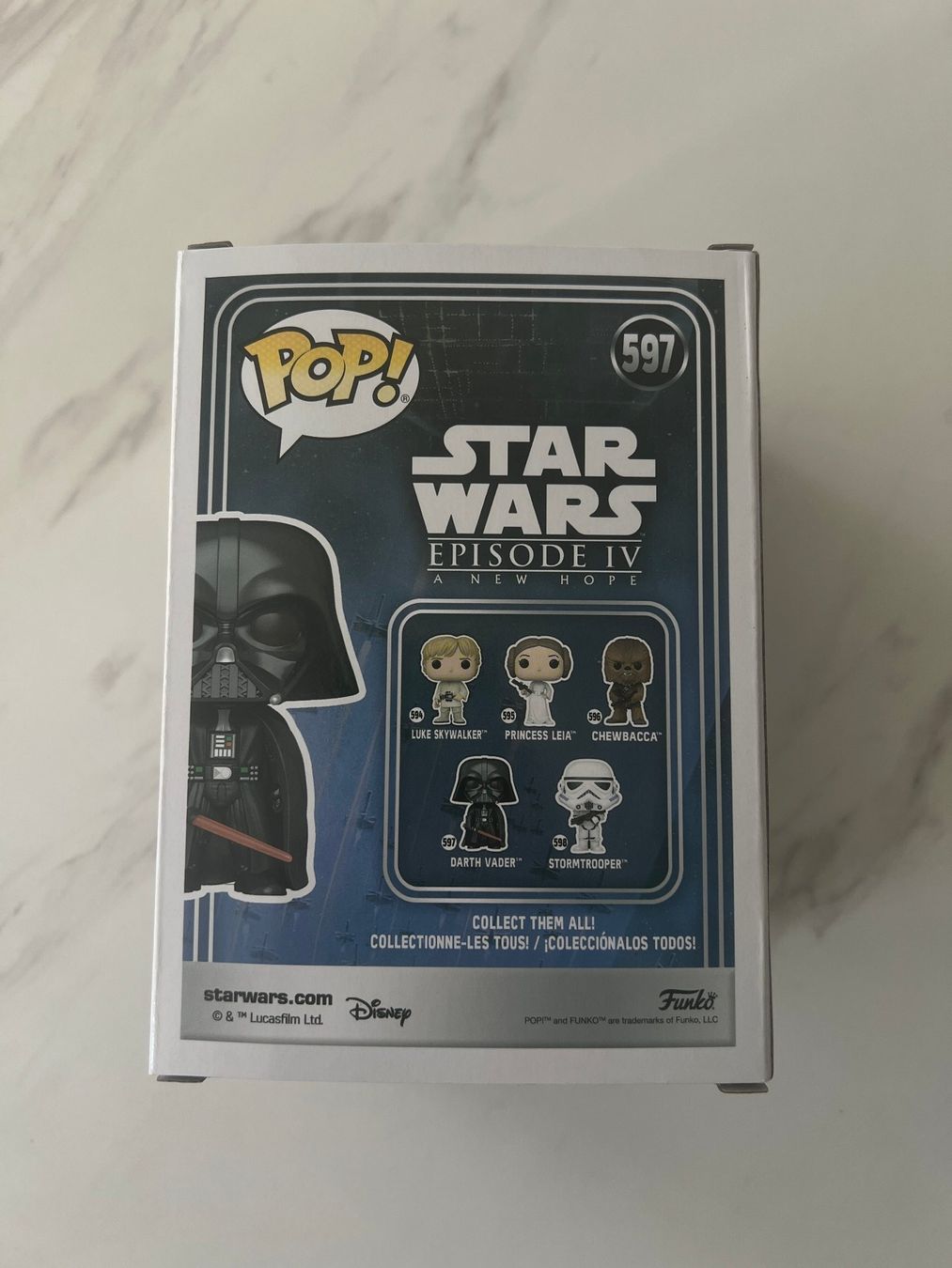 Funko Statuette: Funko Pop - Darth Vader -597 NEU – Nuovo e nell'imballaggio originale da Basel venduto da hol_8ldp 3