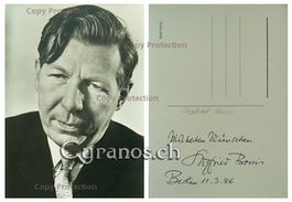 Siegfried Borris (1906-1987) Komponist - Autogramm