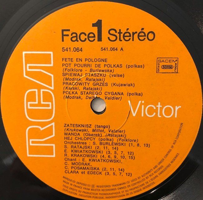Dischi in vinile: Fete en Pologne (LP) – Usato da Grüningen venduto da azulmarron 2