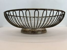 Metallkorb – Brotkorb – Obstkorb vintage 24cm