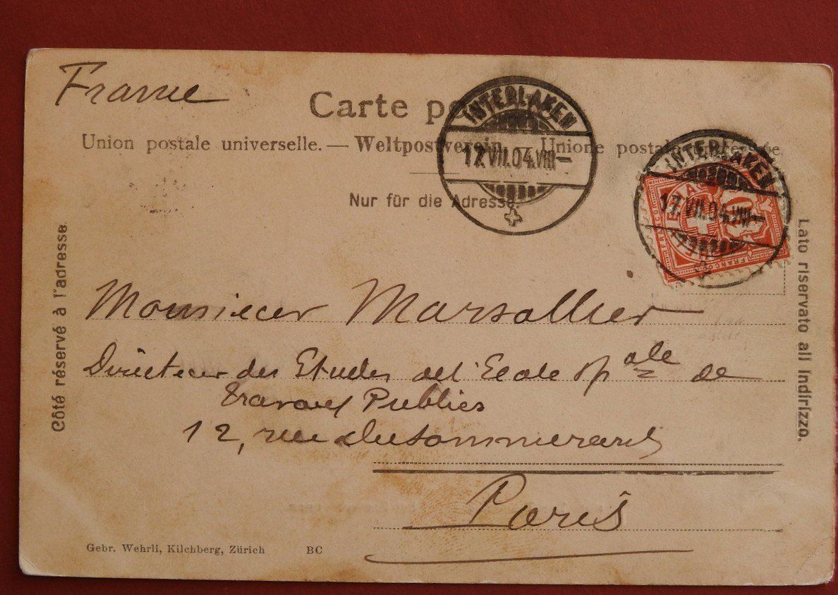 Cartoline postali: Trümmlerbachfall bei Lauterbrunnen – Usato da Rain venduto da 999-800-K 1