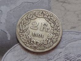 2 Fr. 1901 B - Année Rare (belle qualité) A voir !
