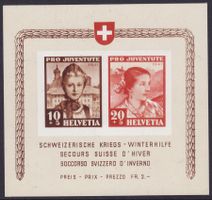 Pro Juventute SBK-Nr. 98I/99I (Block 1941) postfrisch **