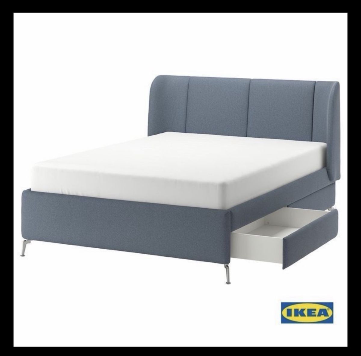 Ikea Letti: IKEA TUFJORD Polsterbett mit Schubladen – Usato da Basel venduto da 02m_jml2 3