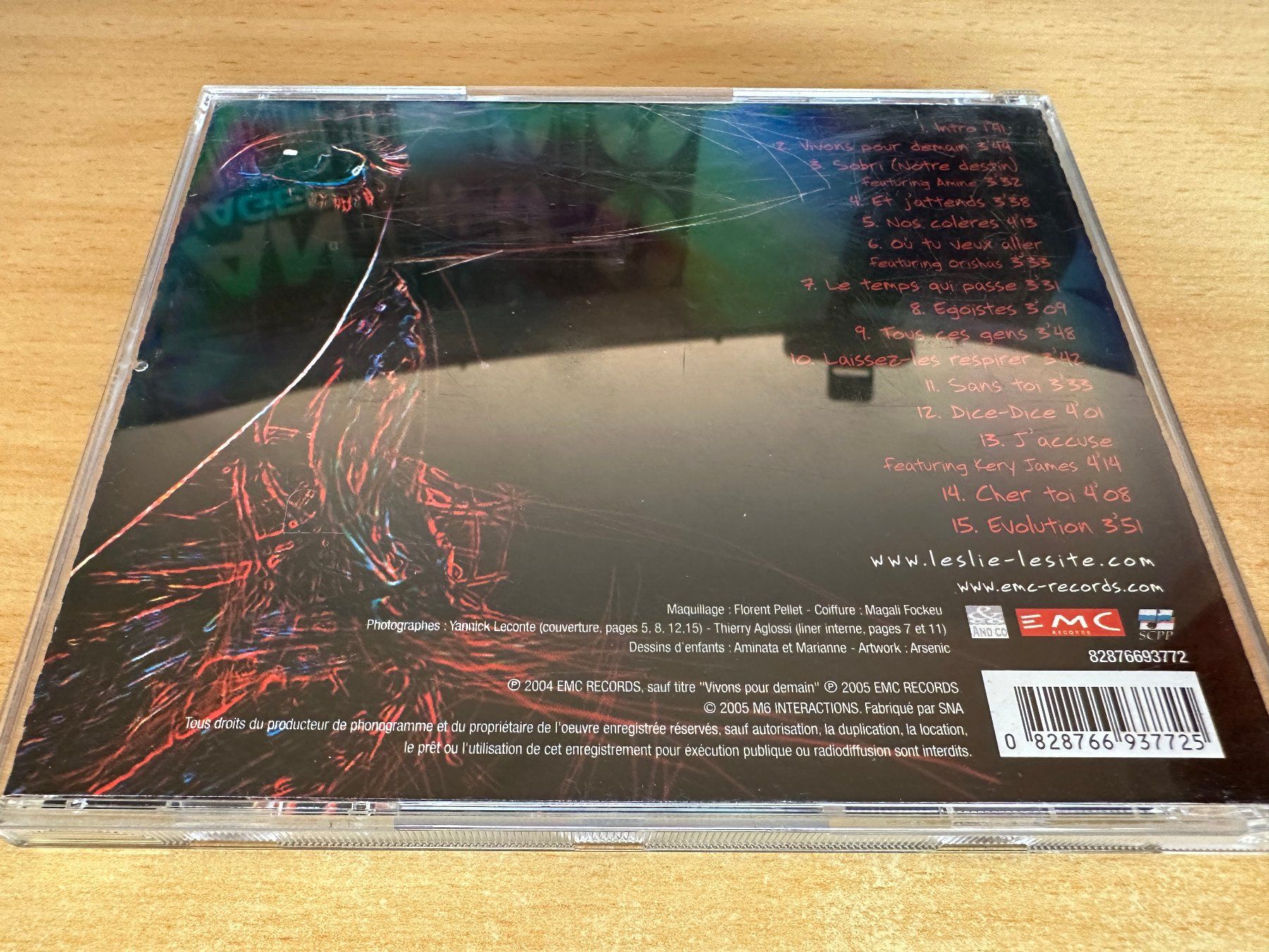 CD: Leslie – Mes Couleurs – Usato da Rikon im Tösstal venduto da Alpenmutz 1