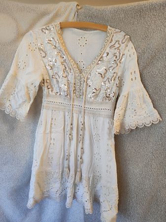 Sommerkleid weiss Boho