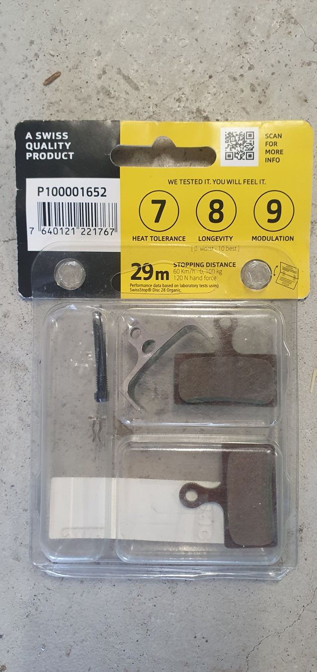 Ersatzteile: SwissStop Bremsbelag Disc 28 – Neu und originalverpackt aus Henggart von Virus81 1