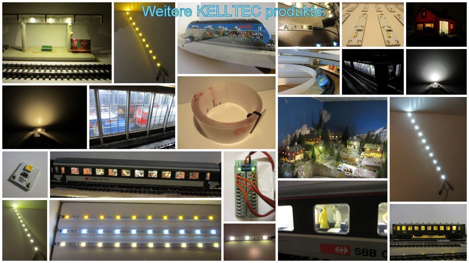 Märklin Modelleisenbahnen: 30 KELLTEC LED  Stäbe warmweiss dimmbar 0-24 Volt AC/DC – Neu und originalverpackt aus Dittingen von  9