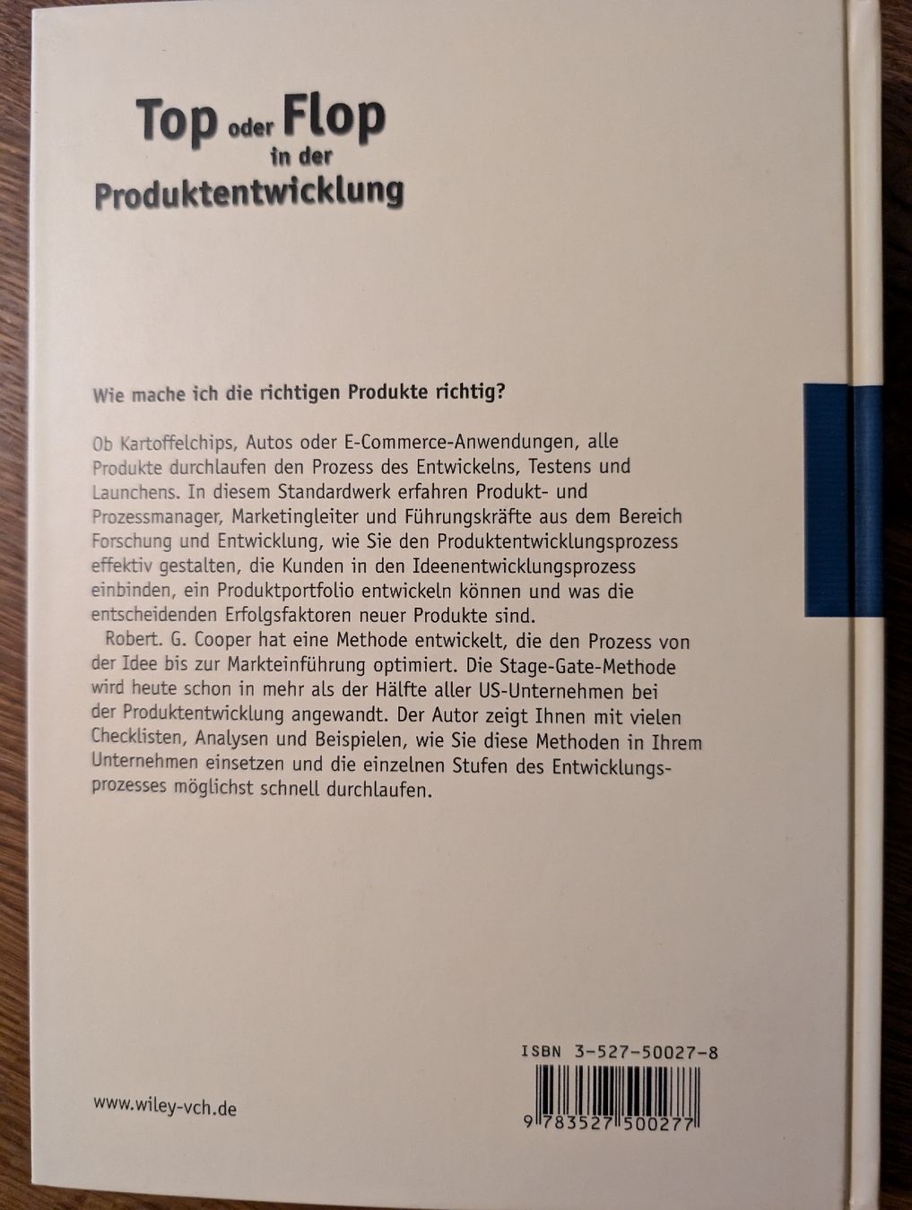 Bücher: Top oder Flop Produktentwicklung, R.G. Cooper – Neu (gemäss Beschreibung) aus Bern von Zorro333 1