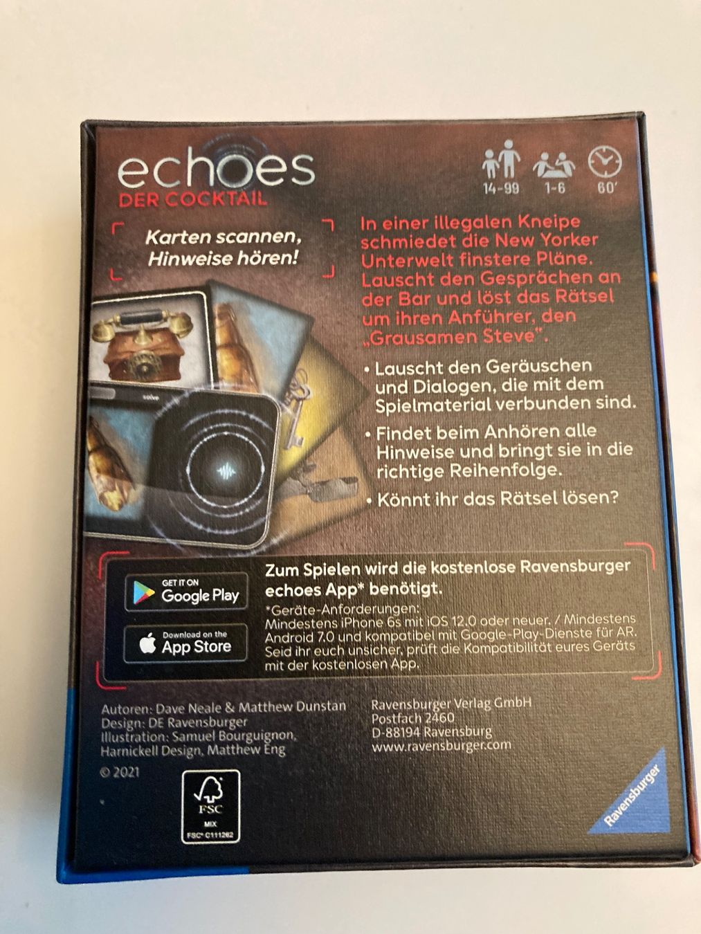 Ravensburger Giochi: Spiel Echoes, Der Cocktail – Usato da Emmenbrücke venduto da JJ_89 1