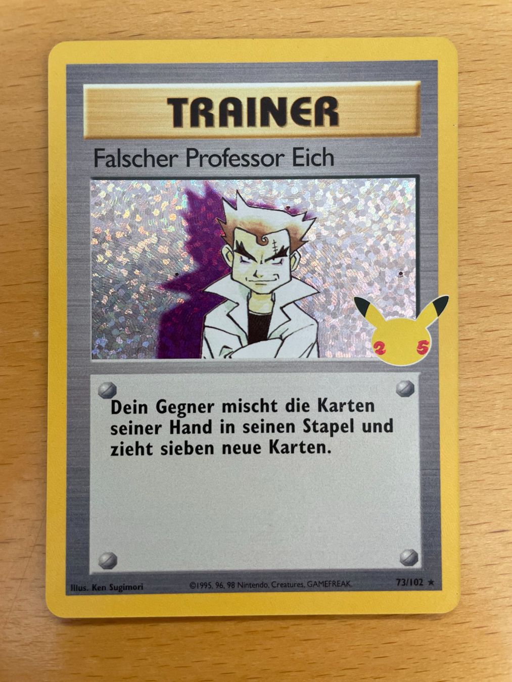 Pokémon Carte collezionabili: Pokemon Falscher Professor Eich Trainer (Versand gratis) – Nuovo (secondo la descrizione) da Chur venduto da Angerson