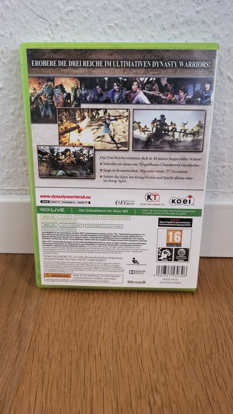 Microsoft Spiele: Xbox 360 - Dynasty Warriors 8 – Gebraucht aus Münsingen von DigitaleSpielecke 1