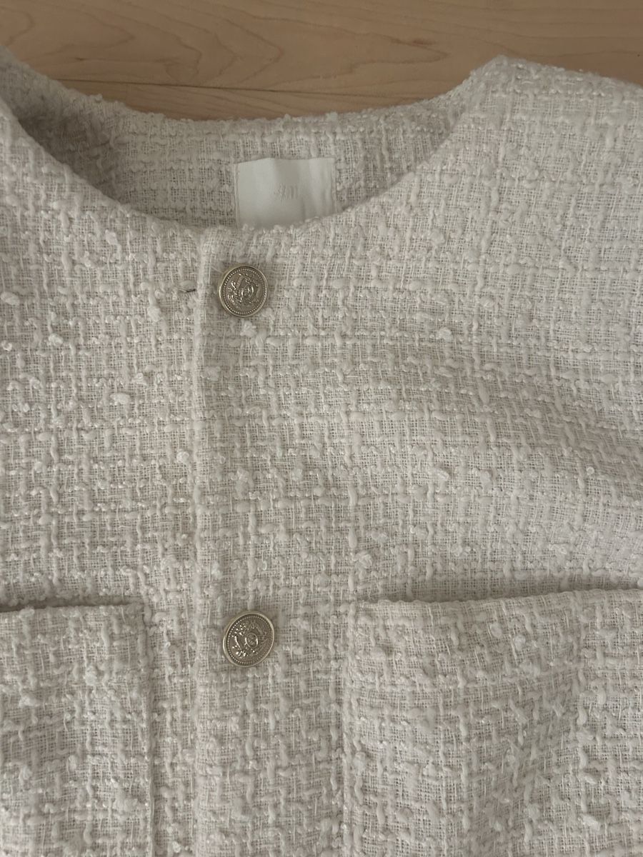 H&M Giacche: Blazer, H&M, elegant, Creme-weiss, Gr M – Nuovo (secondo la descrizione) da Baden venduto da Vanessa55555 1