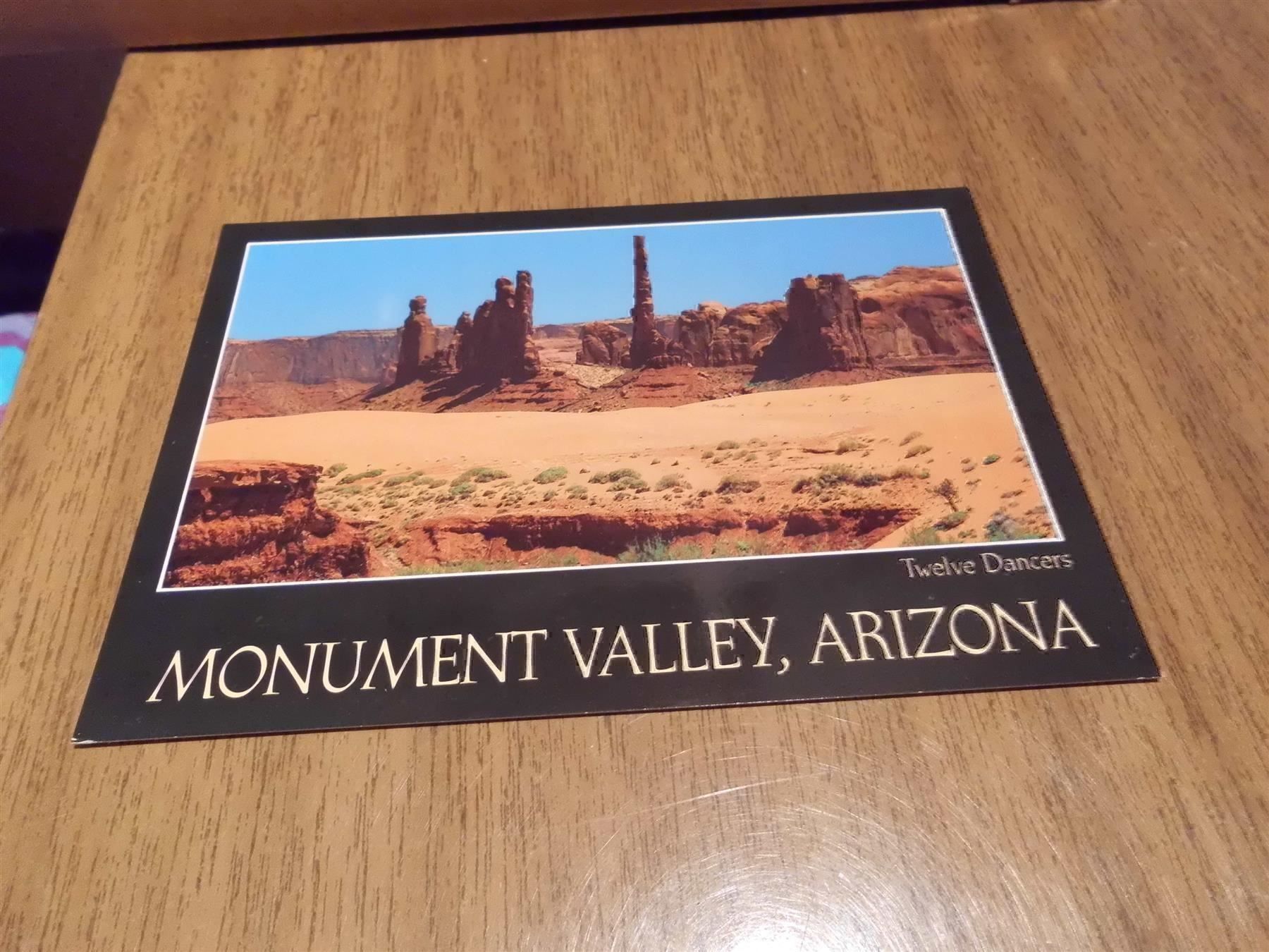 Ansichtskarten: Ansichtskarte Monument Valley, Arizona – Gebraucht aus Zürich von Motzkuh