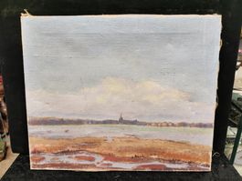 ADOLPHE DE SIEBENTHAL(1895-1958) HUILE SUR TOILE SIGNÉE 1921