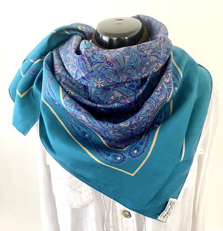Edler Seidenschal mit Paisley-Muster