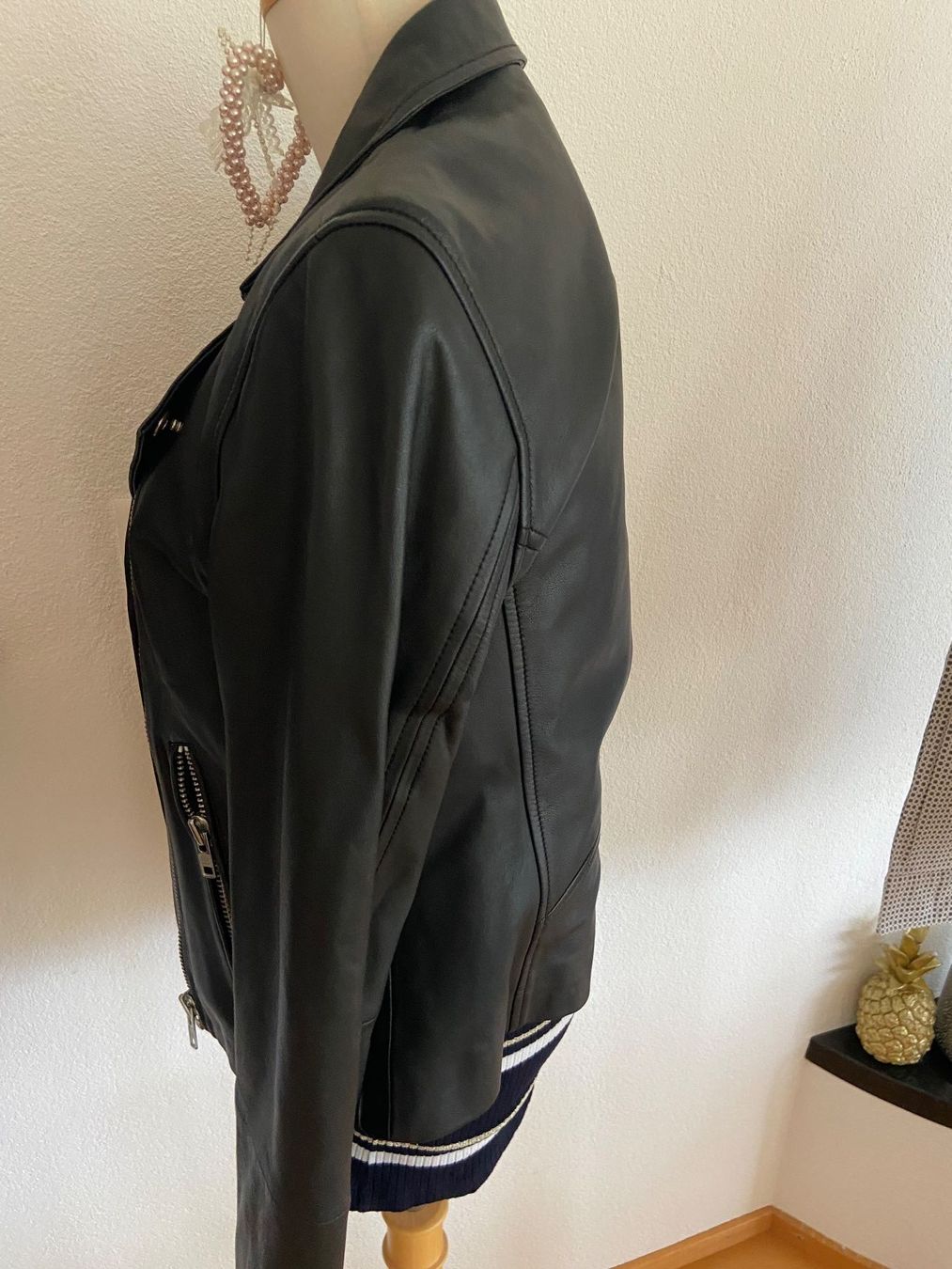 Samsøe Samsøe Vestes: Samsoe Samsoe Lederjacke Gr M Duris Jacket 7248 neu – Neuf (Voir description) à Embrach par Dmoney 2